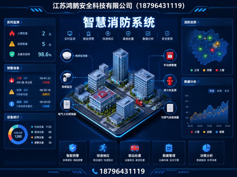 遂宁智慧消防系统展示图